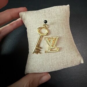 Gold Key and LV Pendant